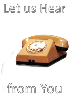 Let Us Hear from You